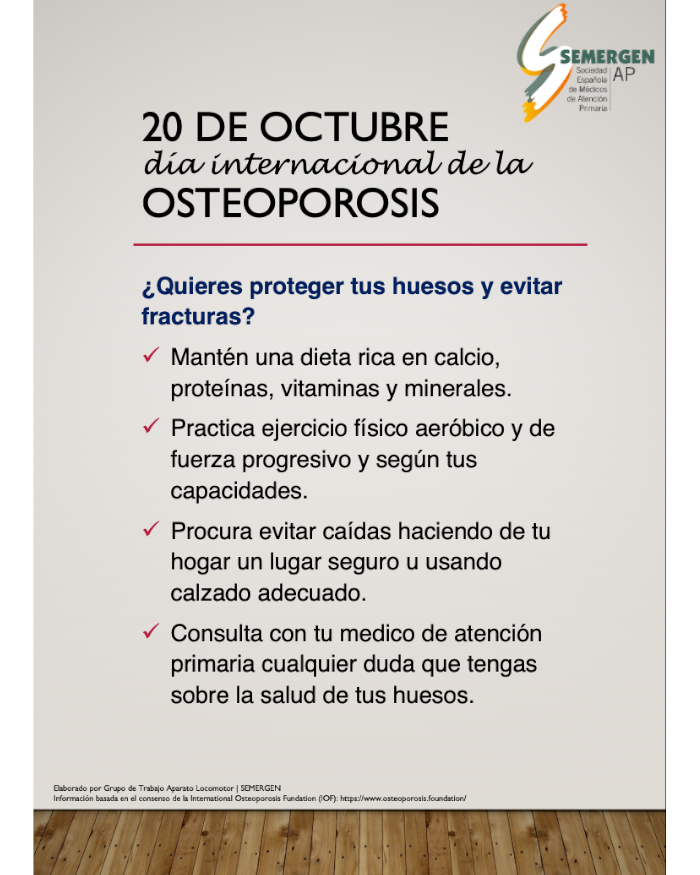 Dia de la osteoporosis